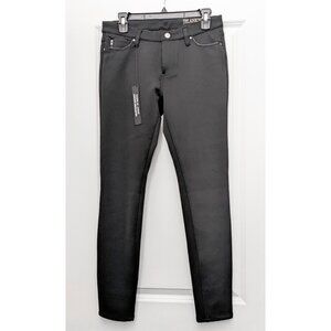 Blank NYC Satin Look Skinny Dress Pants - Corporate Goth, Minimalist